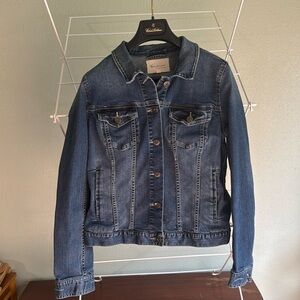 Vince Camuto Turo stretchy denim jacket size M (B3)